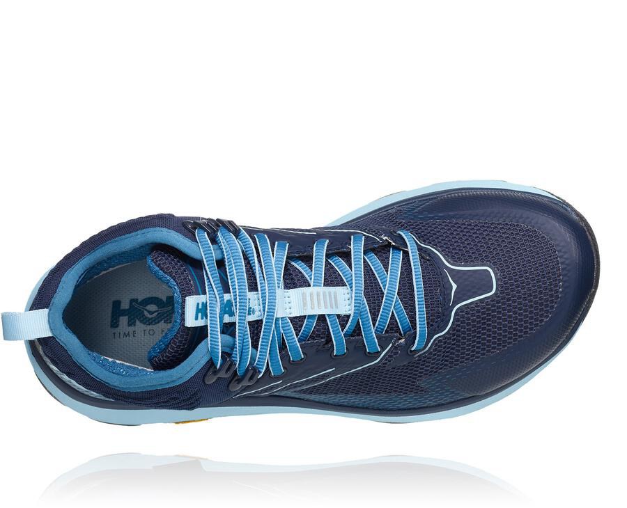 Hoka One One Yürüyüş Botları Kadın Mavi - Toa Gore-Tex - BW0683492